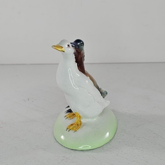 Vintage Guido Cacciapuoti Ceramic Duck Figurine Goose In Love Italy *Chipped - Picture 5 of 12